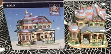 vintage Lemax Carole Towne Christmas Village Weaver House 2010 Lighted rare