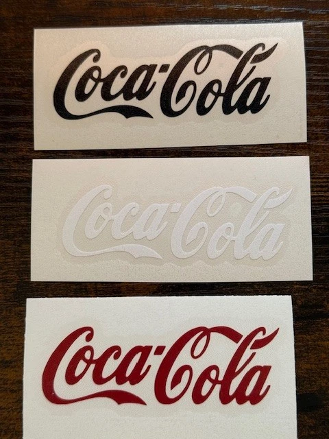Coca‑Cola Replica Vinyl Decal – Multiple Sizes & Colors – Premium Outdoor Vinyl - Photo 1/1