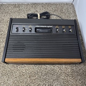 Atari 2600 Heavy Sixer Console In Box Chess Piece Box Tested Works Bundle