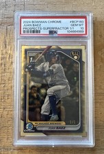 2024 Bowman Chrome - Prospects Juan Baez #BCP-160 SuperFractor 1/1 (RC)
