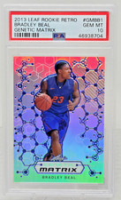2013 Leaf Retro Rookie MATRIX REFRACTIVE BRADLEY BEAL Card PSA 10 GEM MINT Pop 7
