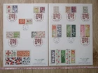 Japan Stamp First Day Cover Greetings Flower in Daily Life 2 Covers Large format