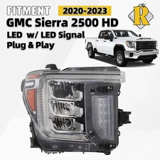 LED Headlight Assembly 2020-2023 GMC Sierra 2500 HD w/LED Signal Lamp Right Side