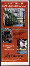 1980 Beverly Wilshire Hotel Beverly Hills 3 photo vintage print ad
