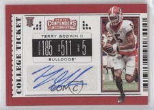 2019 Panini Contenders Draft Picks College Ticket Terry Godwin II #164 Auto k0s
