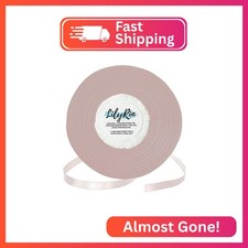 Antique Mauve Ribbon 1/4 Inches 36 Yards Satin Roll Perfect for Art, Wedding, Ba