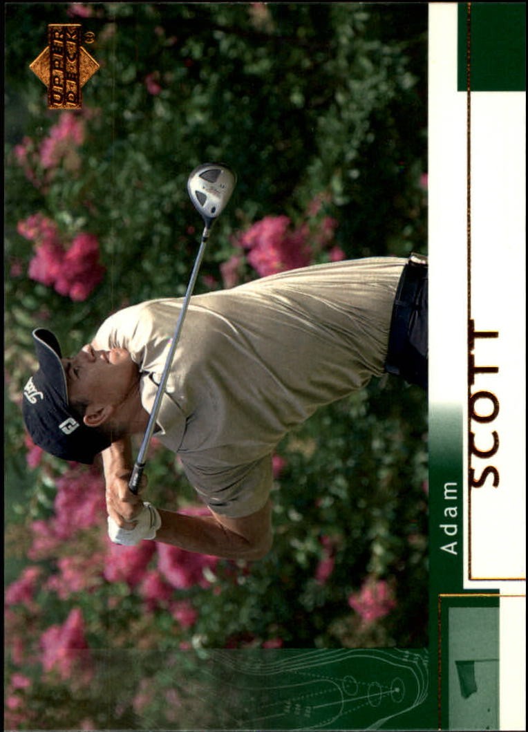 2002 Upper Deck #27 Adam Scott - GOLF