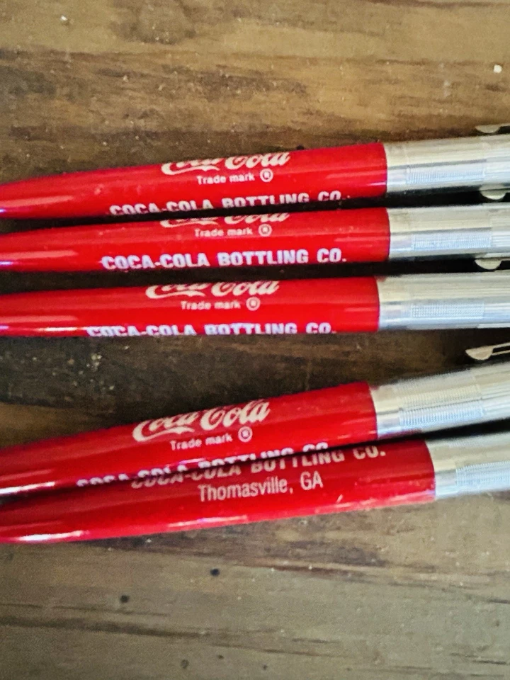 Винтажная чернильная ручка Coca Cola Thomasville Georgia GA Enjoy Coke Soda лот из 5 - Изображение 3 из 3