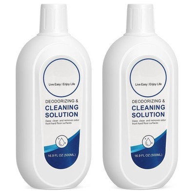 2 Pack Floor Cleaning Solution for Tineco and Robot Vacuums with Mopping, Dee...