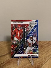 2024 Panini Contenders - Power Players Xavier Worthy, Malik Nabers #23  (RC)