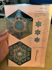 1985 Lasercraft Snowflakes Laser-Cut Acrylic Ornament Sealed Vintage Christmas D — photo 5