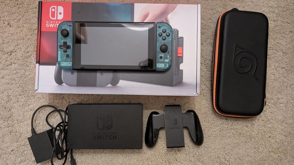 Nintendo Switch V1 Launch Model | Unpatched RCM Compatible | Box +