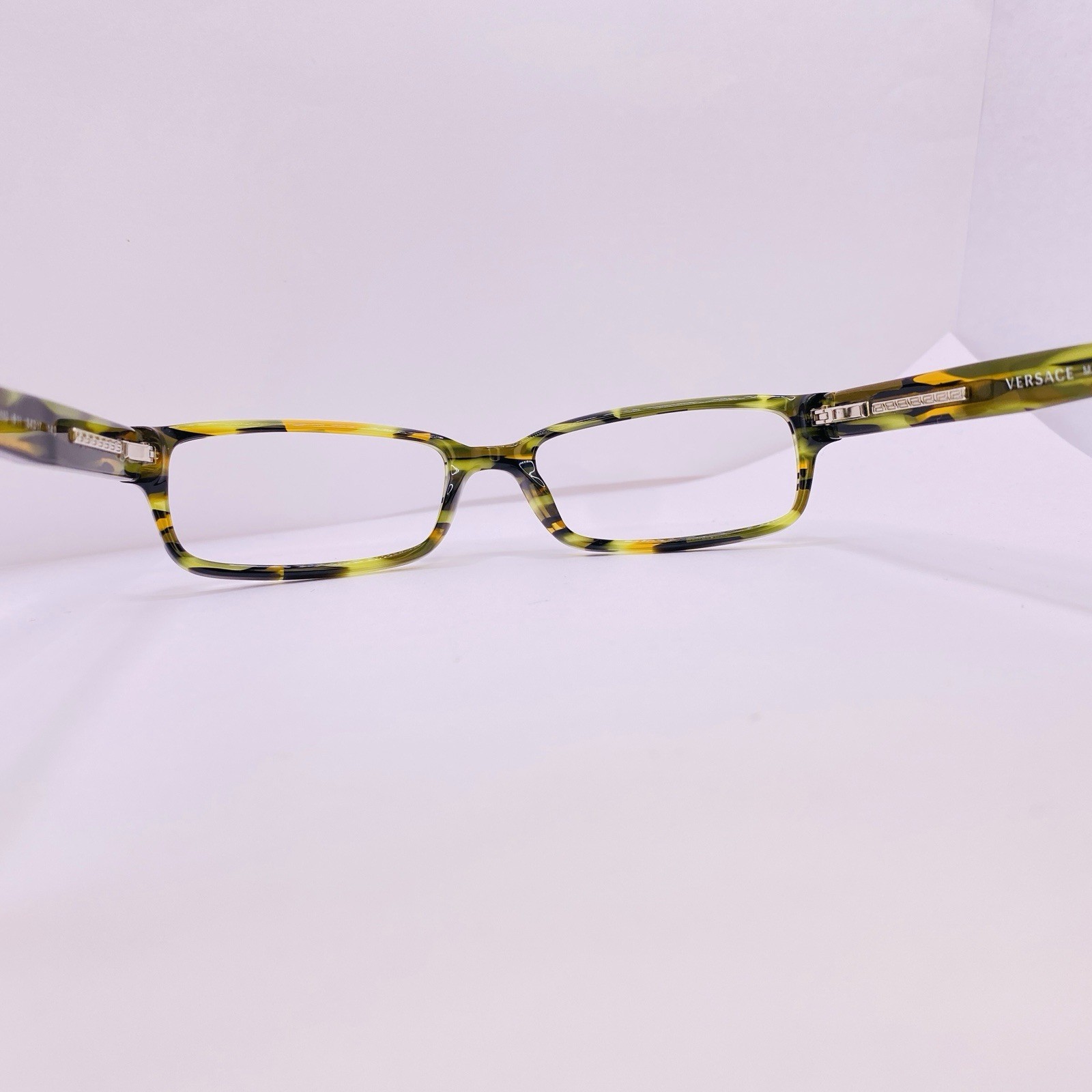 Versace Eyeglasses Mod. 3112 811 54 [] 17 140 Ivory Green Amber Authentic thumbnail 10