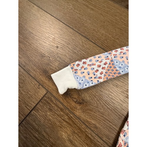 Janie and Jack Kids Girls Patchwork Floral Pajama Set Long Sleeve Pants Size 5 - Picture 6 of 21