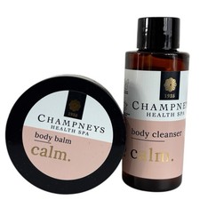 Champneys Health Spa Calm Body Cleanser & Body Balm Gift Duo - 2 x 50ml - BN