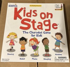 Charades Game "KIDS ON STAGE" for 2-6 Players  Ages 3  University Games