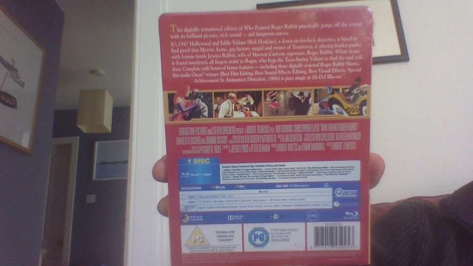 Who Framed Roger Rabbit - UK Blu-ray Steelbook  - NEW / SEALED  - Image 2 of 2