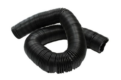 Vintage Air Air or Brake Duct Hose, 2 in Diameter, 10 ft, Plastic, Black, Each