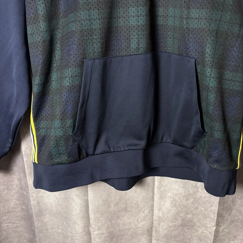 NUEVO SIN ETIQUETAS Polo Sport RL Hombre’s Performance Sudadera con Capucha Tartán Reloj Negro Cuadros 2XLarge Foto 4 de 4