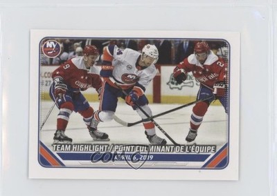 2019-20 Topps NHL Stickers NHL Team Highlights New York Islanders #308 e6j