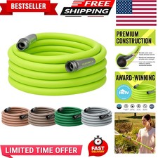 Garden Hose 5/8 in. x 50 ft., Lightweight All-Weather Water Hose, Durable and...