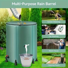 Water Butts Tank Rain Container Barrel Rainwater Storage Spout Collection System