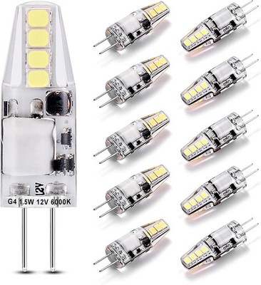 G4 RV Ceiling Recessed Puck Led Lights Interior 12v Replacement Bulbs,6000K Whit