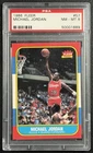 MICHAEL JORDAN PSA 8 1986-87 FLEER BASKETBALL #57 ROOKIE CARD RC BULLS NM-MINT