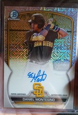 2023 Bowman - Chrome Prospect Mega Box Autographs Daniel Montesino #BMA-DM 