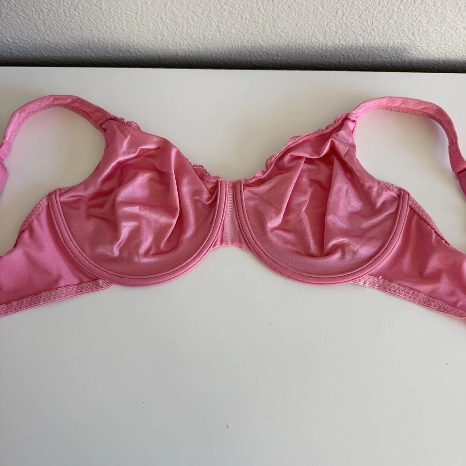 Sujetador Vintage Curvation 38DD Sin Forro Con Aros Modelador Lateral 5304457 Rosa Coqueta Foto 3 de 4