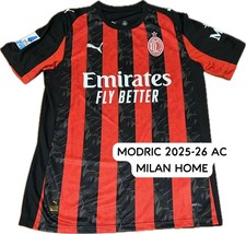 LUKA MODRIC SIGNED AC MILAN 2024-2025 JERSEY BECKETT COA