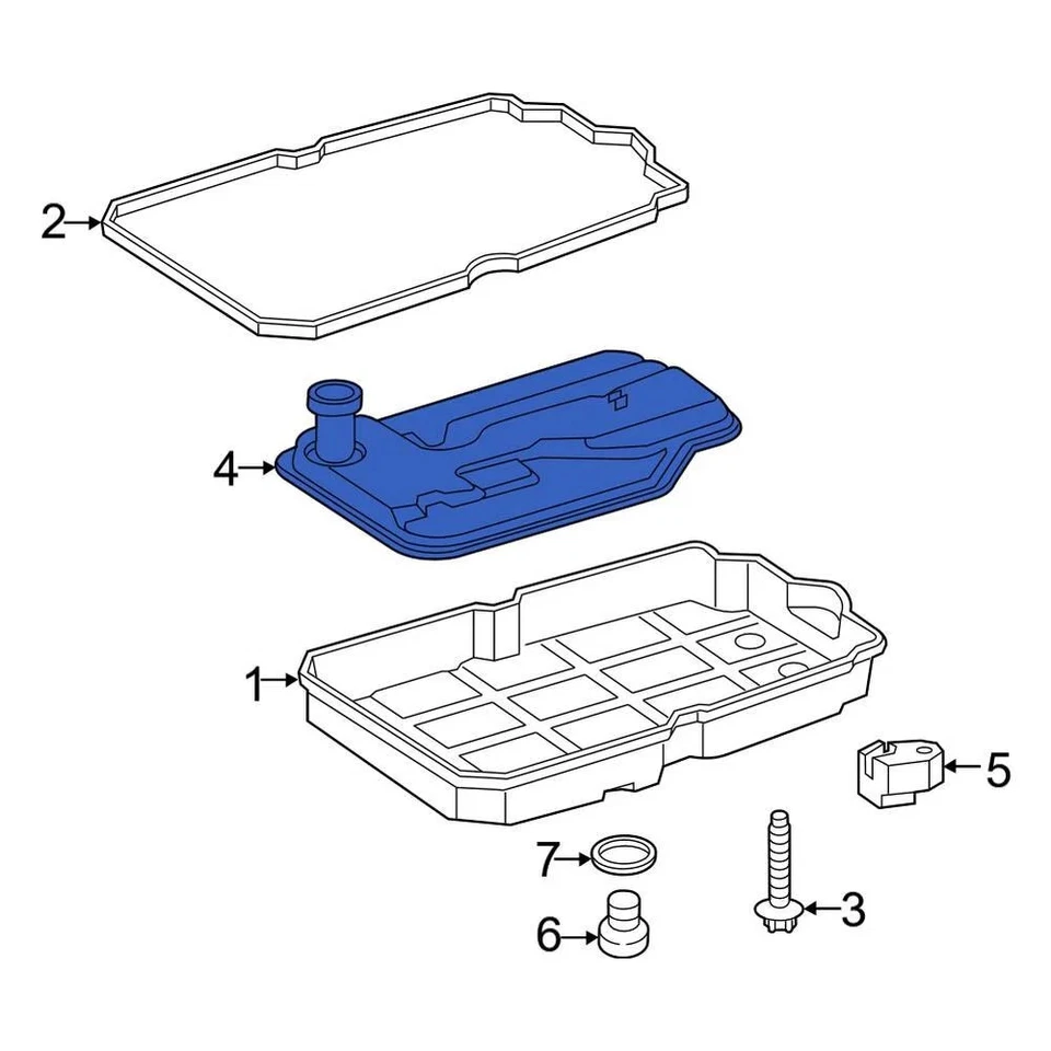 For Mercedes-Benz Sprinter 2500 10-18 Mercedes-Benz Transmission Oil Filter — 第 3/4 张图片