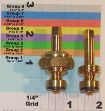 Faucet Repair Stem For Sillcock Fits Tanner Stem Length 1.95