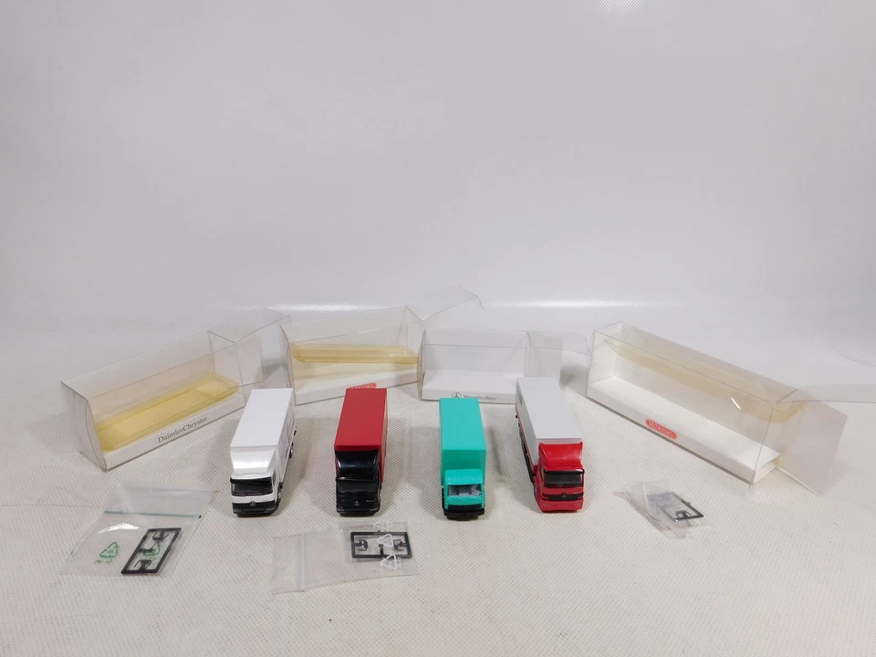 Wiking 1:87 H0 4X MB 435 562 Wandsbek Auto Usate Garanzia SG/Mint #EG947-0,5 - Immagine 4 di 4