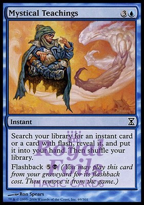 Mystical Teachings 1x FOIL TSP MTG Time Spiral Common MINT blue