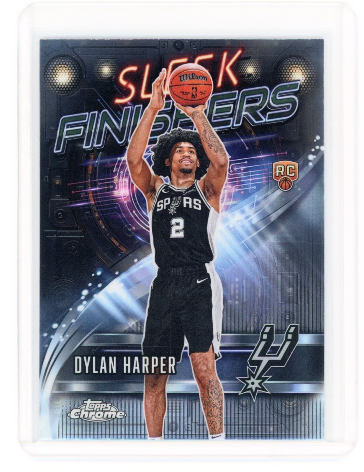 2025 TOPPS CHROME SLEEK FINISHERS #SF-22 DYLAN HARPER (RC)