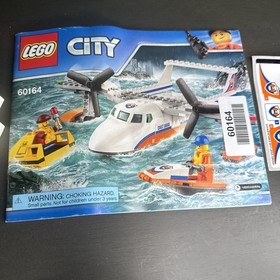 LEGO City 60164 Sea Rescue Plane New Complete Set No Box