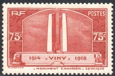 Timbre France 316** Vimy luxe neuf sans charnière