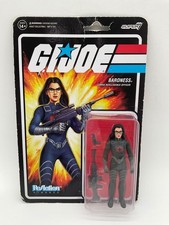 GI Joe Super7 Baroness Cartoon V2 Reaction Joe Action Figure 1 18 Cobra Intel
