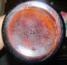 Antique “Milk’s Emulsion” Amber Bottle with Cork 8 1/4" Tall "B" on Bottom — photo 5
