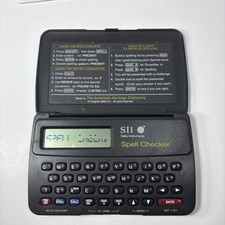 Seiko Instruments SII Spell Checker WP-1101  Has Screen Flaws Read DESCIPTION