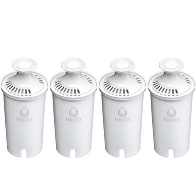 Pack of 4 BRITA Water Pitcher Standard Replacement Filters Cartridges Model OB03
