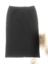 USED COMME DES GARCONS DARK BLUE LONG SKIRT GOOD
