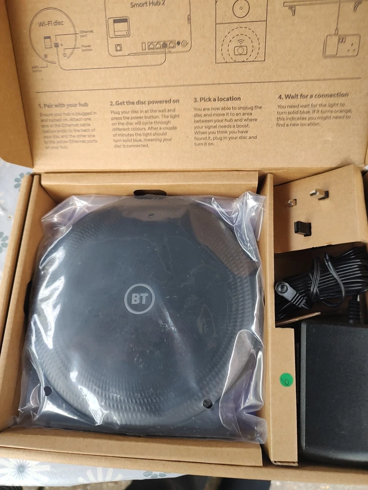 BT WiFi Disc Extender for Smart Hub 2 - Black (092822) - Image 2 of 4