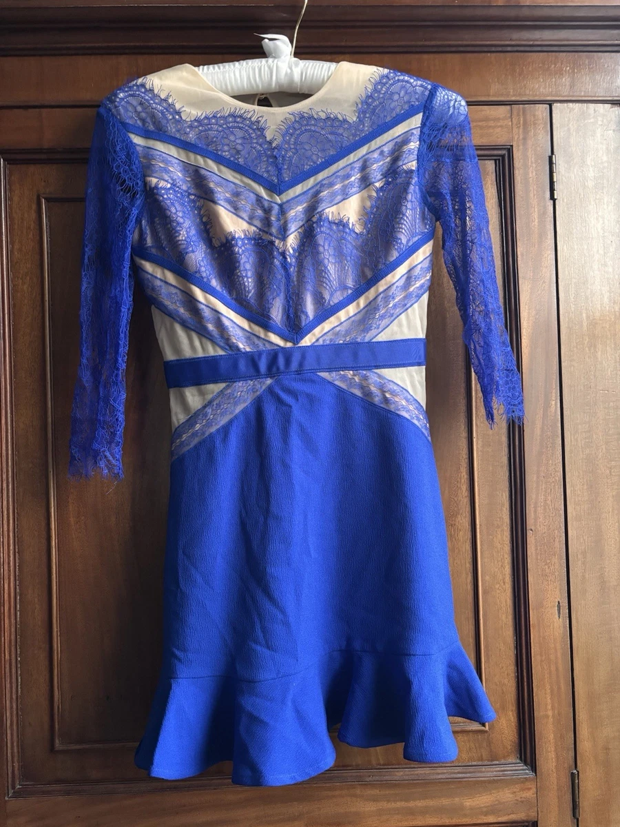 three floor blue lace dress Three Floor Lace Women's Blue for sale