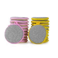 Kitchen Double-Sided Dishwashing Sponge Scrubber for Pots and Pans Cleaning C...