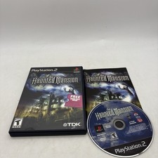 The Haunted Mansion PS2 PlayStation 2 Complete w/ Manual CIB Tested