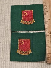 WWII Vietnam US Army German Made 70th Field Artillery Bn DI Patch Set L@@K!!!