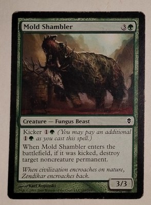 Mold Shambler Regular 169/249 Common Magic the Gathering Card MTG TCG CCG ZEN