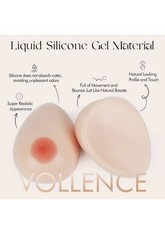 Vollence Silicone Breast Forms Realistic Prosthetic Enhancer Pair